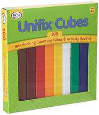 Educational Resources Unifix Cubes Set 100 Pack