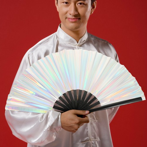 Kung Fu Fan Party Folding Decoration Hand Decorative Fans - Picture 5 of 12