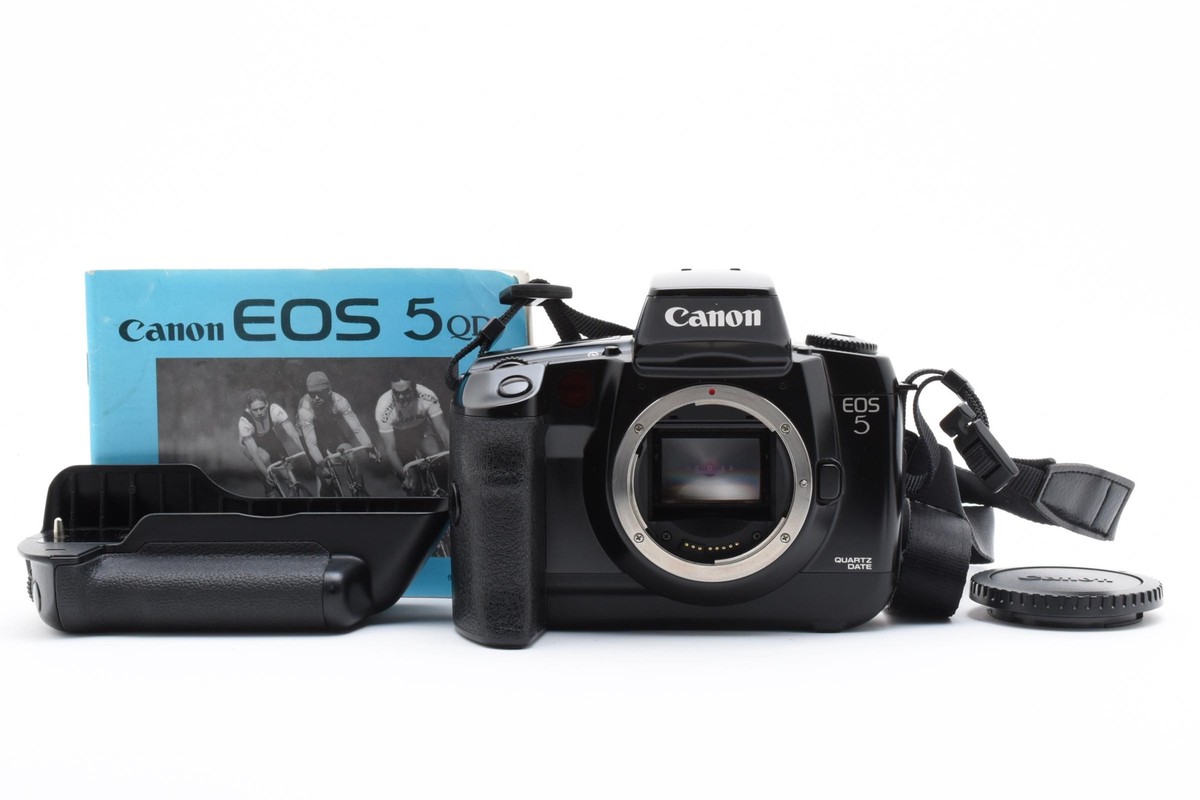 デジタルカメラ canon EOS 5 QD EF35-80mm VG-10 Canon EOS5 QD ボディ VG10グリップ付 キヤノン（22162
