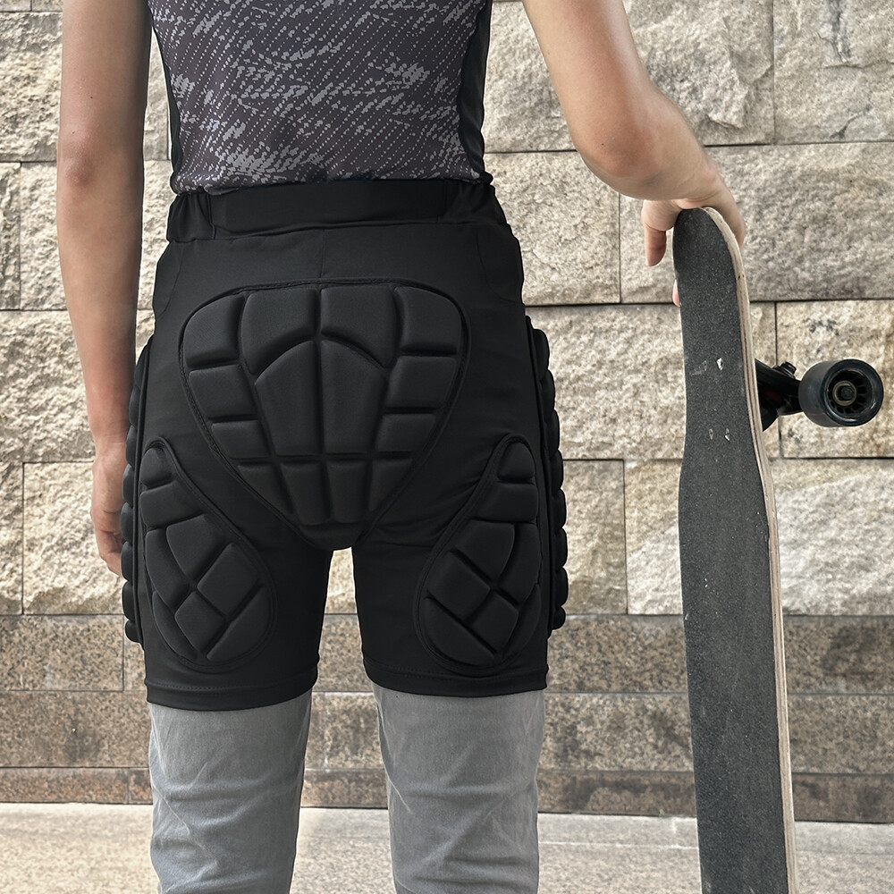 Pantaloncini Imbottiti Protettivi Per Fianchi E Coccige - Per Skateboard, Snowboard, Ciclismo | Protezione 3D In EVA