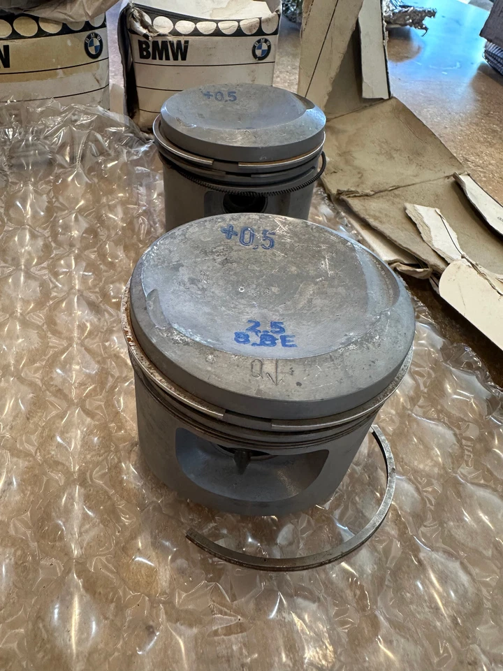 OE BMW PISTÓN 11251714810 4 piezas tamaño estándar + 2 piezas 0,5 **NUEVO**325I 525I 325IX Foto 4 de 4