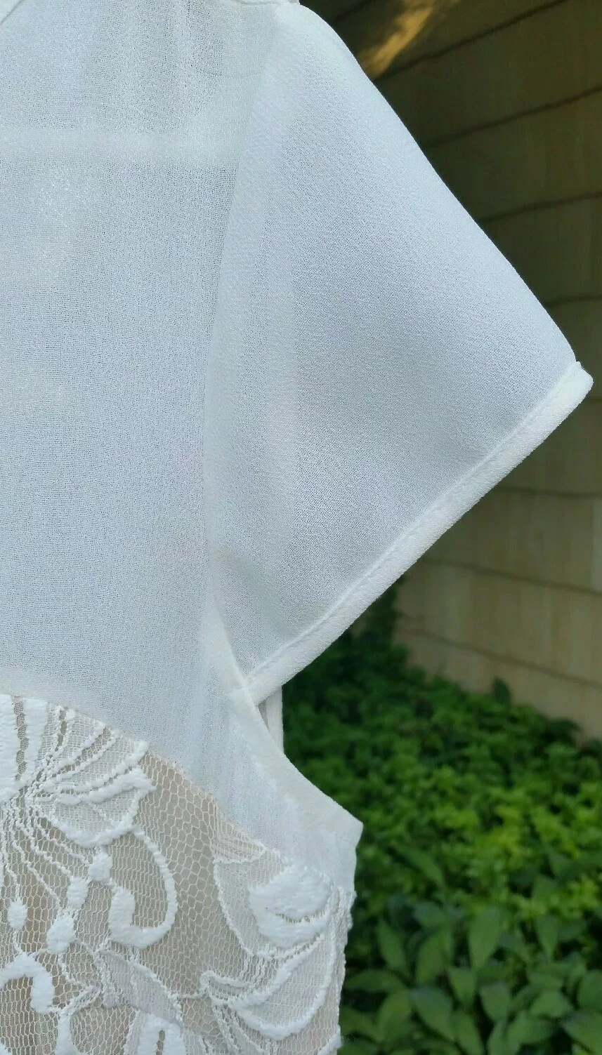 VALENTINO Abito donna Danny & Nicole taglia 12 bianco avorio pizzo cintura floreale sposa