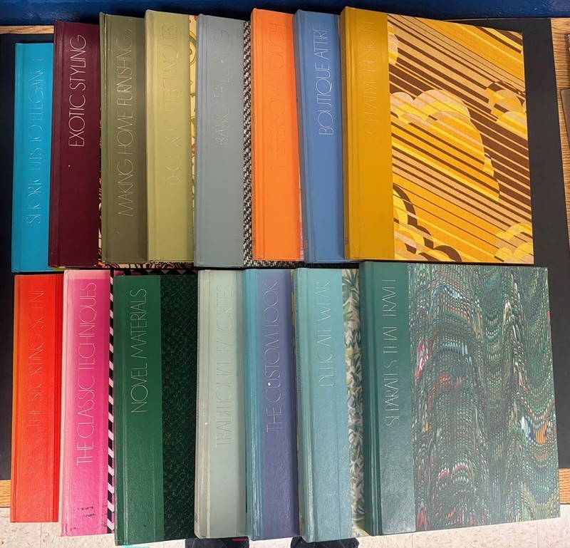 Lot of 15 Vintage Time Life Art of Sewing Books - 1975 