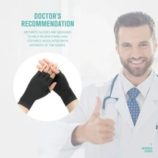 Doeplex Arthritis Gloves Fingerless Compression Gloves Carpal Tunnel Pain Relief