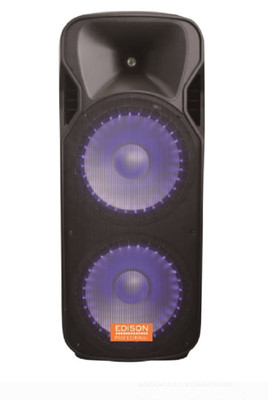 Edison Professional M 5500 Twin 15 Pa System With Led Light Distressed Box Ebay