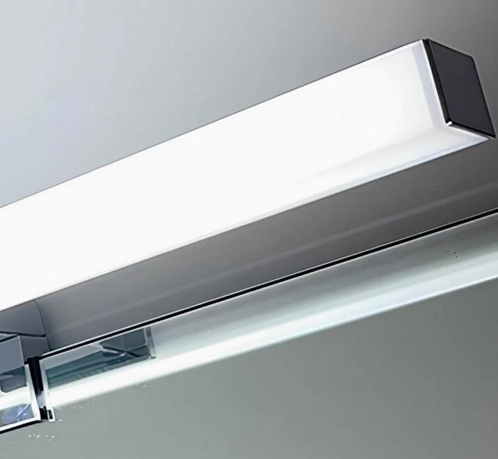 Applique Lampada da Specchio Bagno LED 40CM 60CM Quadrata Naturale 4000K IP44 - Immagine 3 di 4