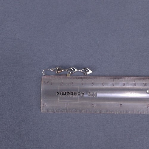 Robert Lee Morris verdrehtes Herz Armband Ohrhänger Sterling 925 RLM 7,5" - Bild 13 von 16