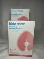 2 Set Of FRIDA MOM HOT+COLD BREAST RELIEF PACKS BRAND NEW & SEALED