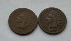 1880 & 1882 Indian Head Penny 1c US Coins. Nice Fillers