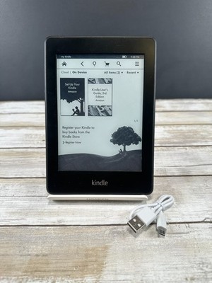 Amazon Kindle Paperwhite 5th Generation 6'' (2GB, Black, EY21) - Works!! Read!