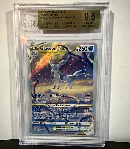 Glaceon VSTAR graded BGS 9.5 for sale on eBay