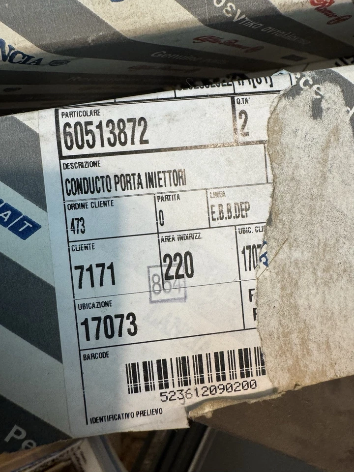 🔥RARO 2 colectores de admisión Alfa Romeo 147, 156 164 3200 V6 24V GTA ¡¡NOS!!️ Foto 3 de 4