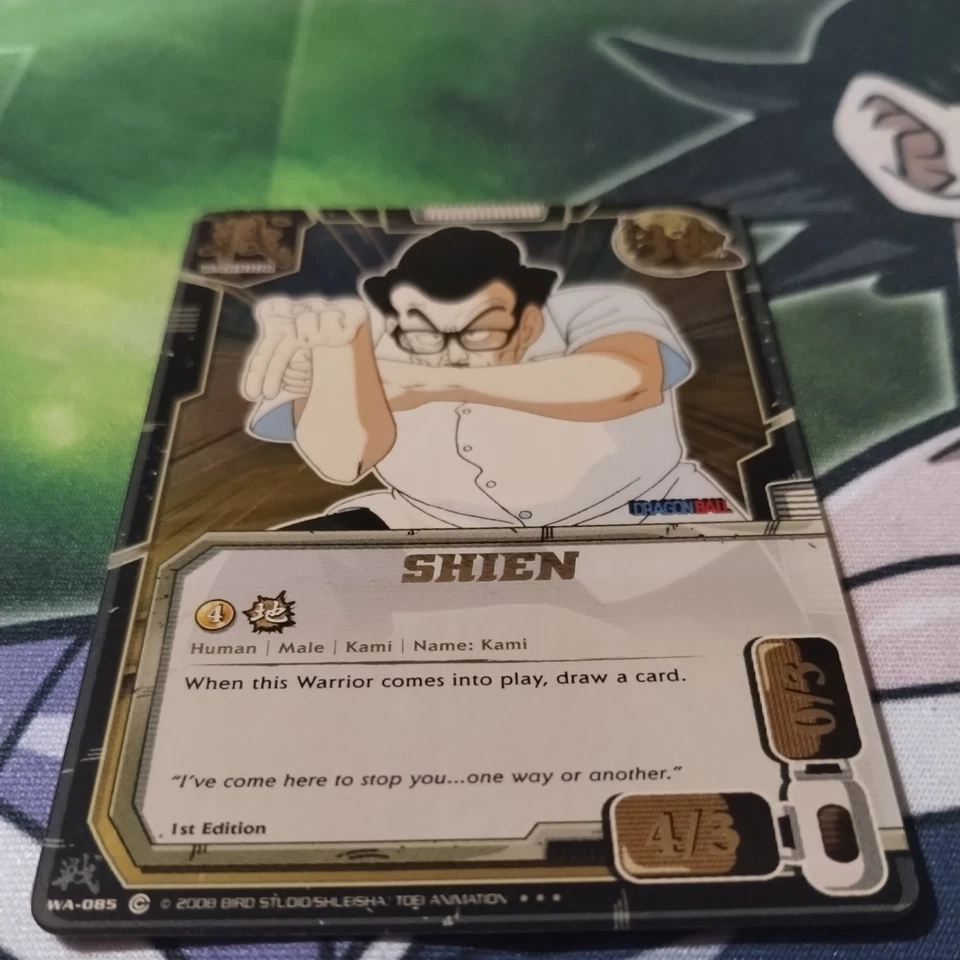 Foil 1st Edition Super Rare Shien Dragon Ball Z CCG The Awakening  DBZ SR - Image 2 of 4