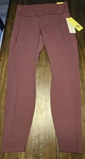 All In Motion Everyday Soft Ultra High-Rise Pocketed Leggings-Dark Purple Large