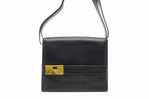 GUCCI Vintage Tom Ford Era Square G Shoulder Bag Gold Hardware 001 1274 1912 Lea