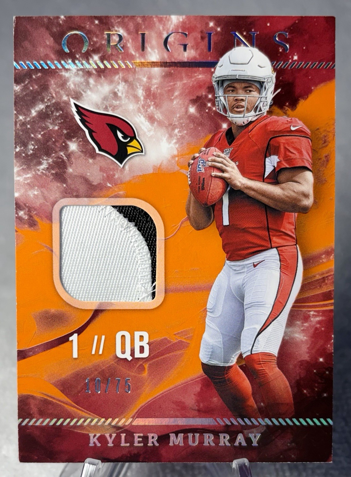 Kyler Murray Panini Origins Rookie Patches #RP2 Orange