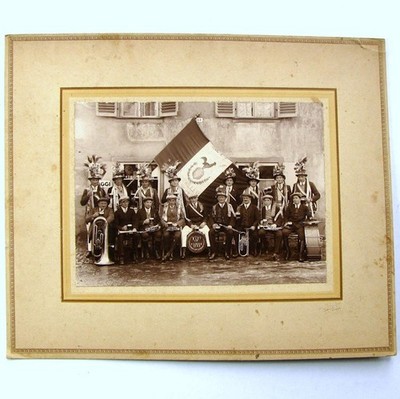 Foto Wehrpflichtige Klasse 1932 Goxwiller Foto Antoine Heller Barr Elsass