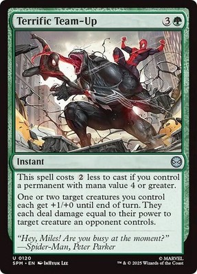 TERRIFIC TEAM-UP x4 mtg NM-M Marvel's Spider-Man 4 Unc