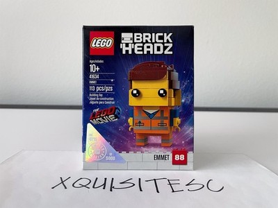 NEW LEGO Brickheadz LEGO Movie 41634 Emmet #d/5000 RETIRED NIB (Box Scratches)