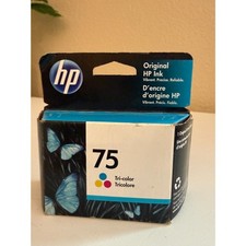 HP 75 Tri-Color Original Ink Cartridge CB337WN New in Box Exp 2022