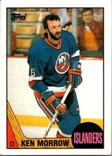 1987-88 Topps Ken Morrow #66 New York Islanders 1980 US Gold Medalist