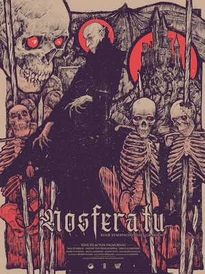 Werner Herzog Nosferatu Wall Art - Klaus Kinski 1979 Poster