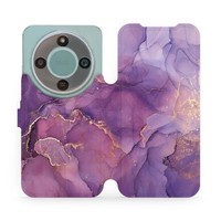 HandyhüLle Mit Klappe FüR Honor Magic8 Lite Mobiwear Case Flip Cover Violett