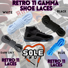 RETRO 11 GAMMA SHOE LACES AJ11 Premium Replacement Rope Round Shoe Laces