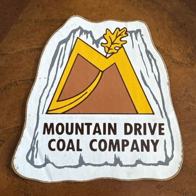 RARE EARLY 1980 s MOUNTAIN DRIVE COAL COMPANY STICKER, EASTERN KENTUCKY 