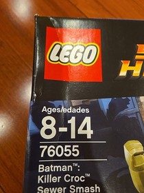 LEGO DC Super Heroes 76055 Batman Killer Croc Sewer Smash Factory Sealed Set