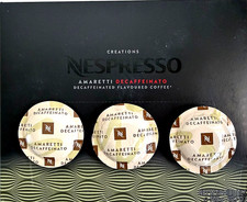 NESPRESSO PRO PODS NEW AMARETTI DECAFFEINATO 1 X50 BOX CAPSULES DECAF BBF 04/26