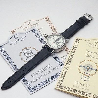 CHRONOSWISS Timemaster Flyback Chronograph CH7633 Herrenuhr 40mm Automatik