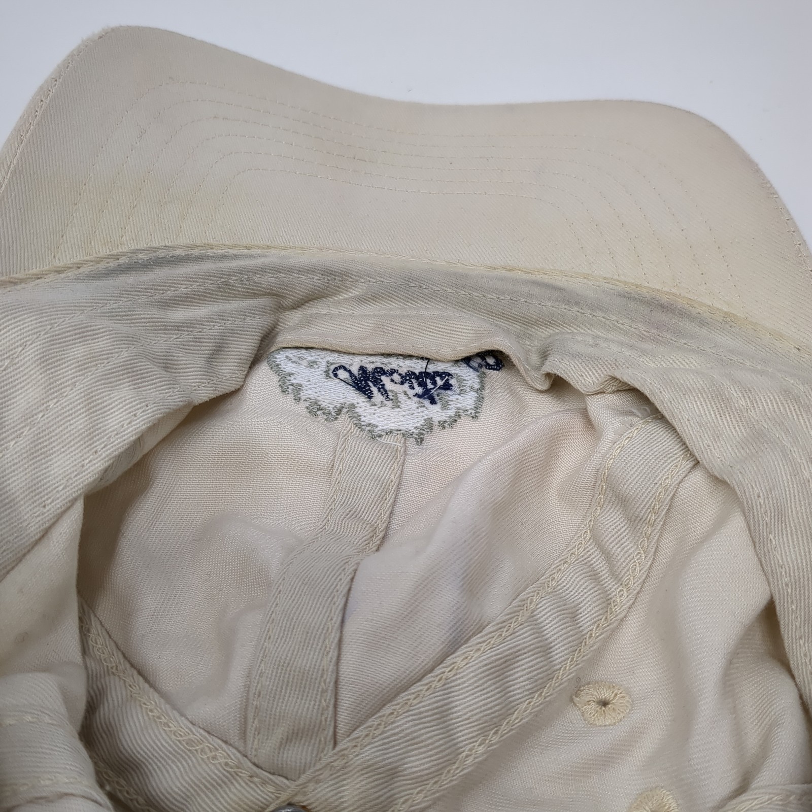 Moila C.C. Strapback Hat Solid Beige One Size Emb… - image 8