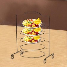Serving Stand Organizer Multi Tier Simple Practical Stainless Steel Platter