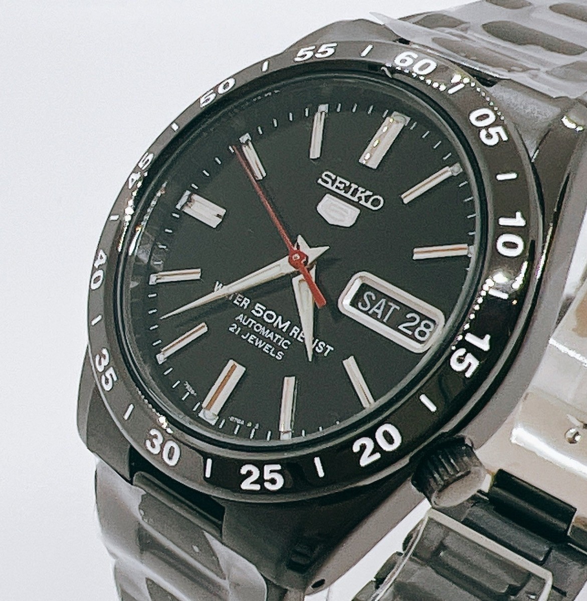 Seiko 5 SNKE03KC Automatic Watch SNKE03K1 Black Japan Men's 36.5mm