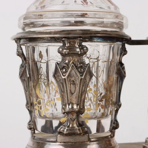Oliera Antica Francia '800 Argento finemente Sbalzato Decorazioni Neogotico - Foto 5 di 8