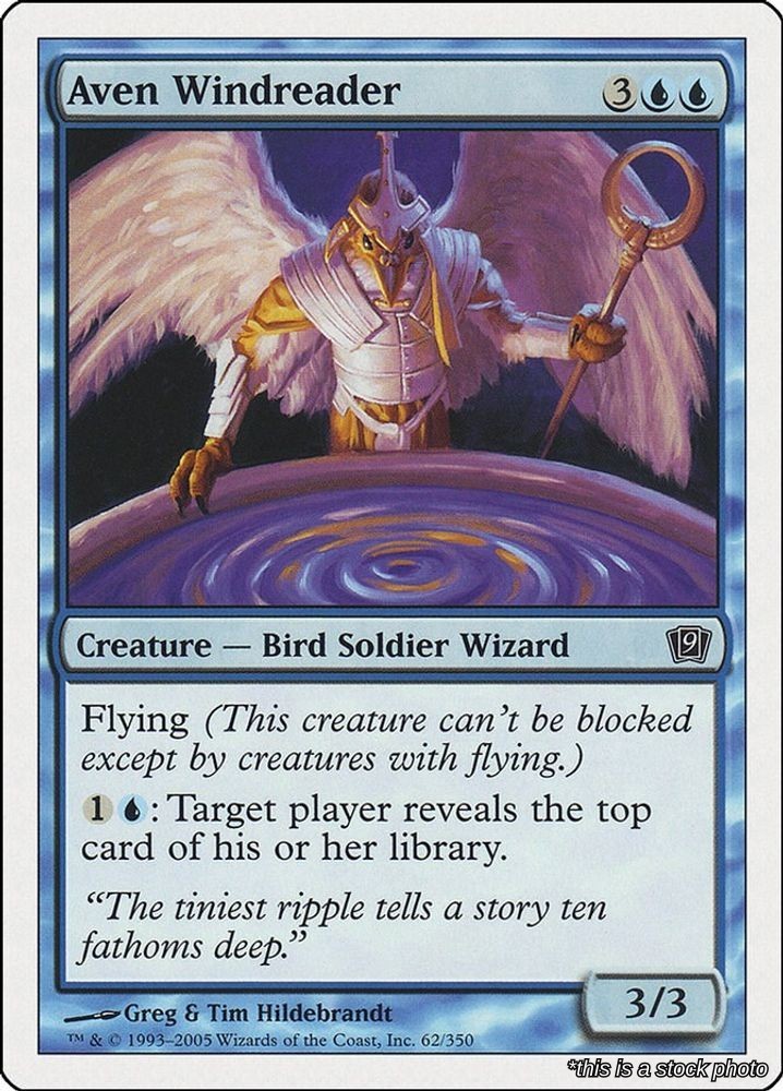 Aven Windreader (9ED 62), Normal, 9th Edition, MTG