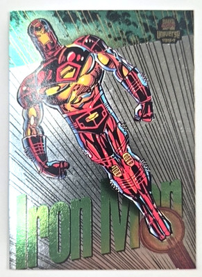 Rare SP Parallel: Marvel Universe Iron Man 1994 Power Blast #7 Silver Edition