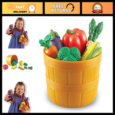 "10-Piece Play Food Set - Colorful Veggies for Toddlers, Pretend Play Toys, Ages