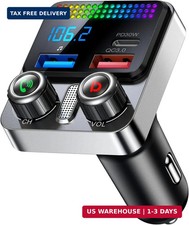 Bluetooth 5.4 Car Adapter 48W Charging USB Bluetooth Adapter for Car,Wireless Fm