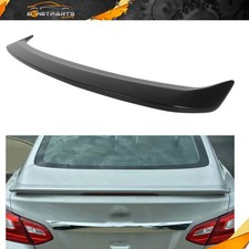 Fits 2016-2018 Nissan Altima Matte Black Rear Spoiler W 3rd Led Brake Light