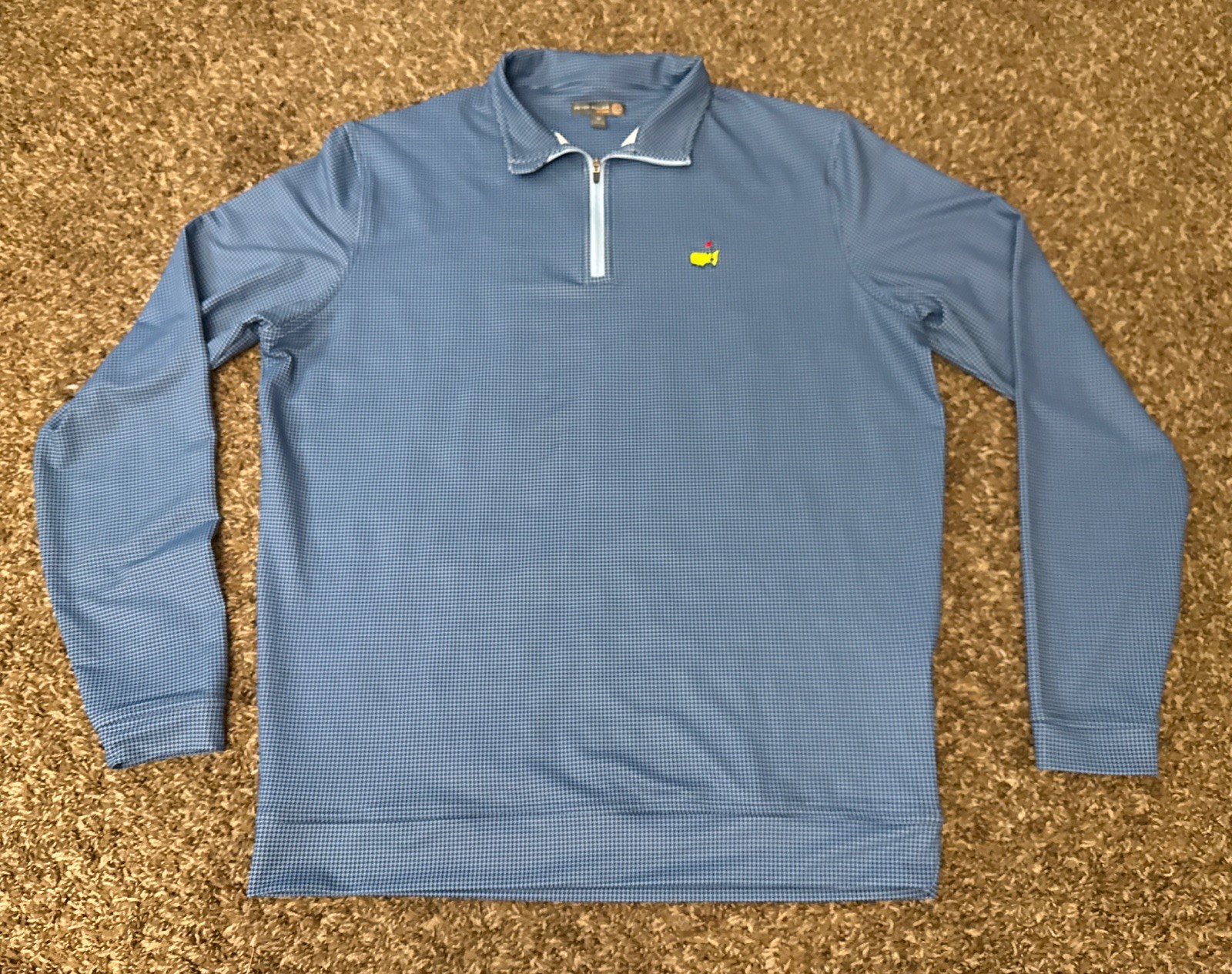 Peter Millar Masters Pullover Size Medium Blue Wi… - image 2