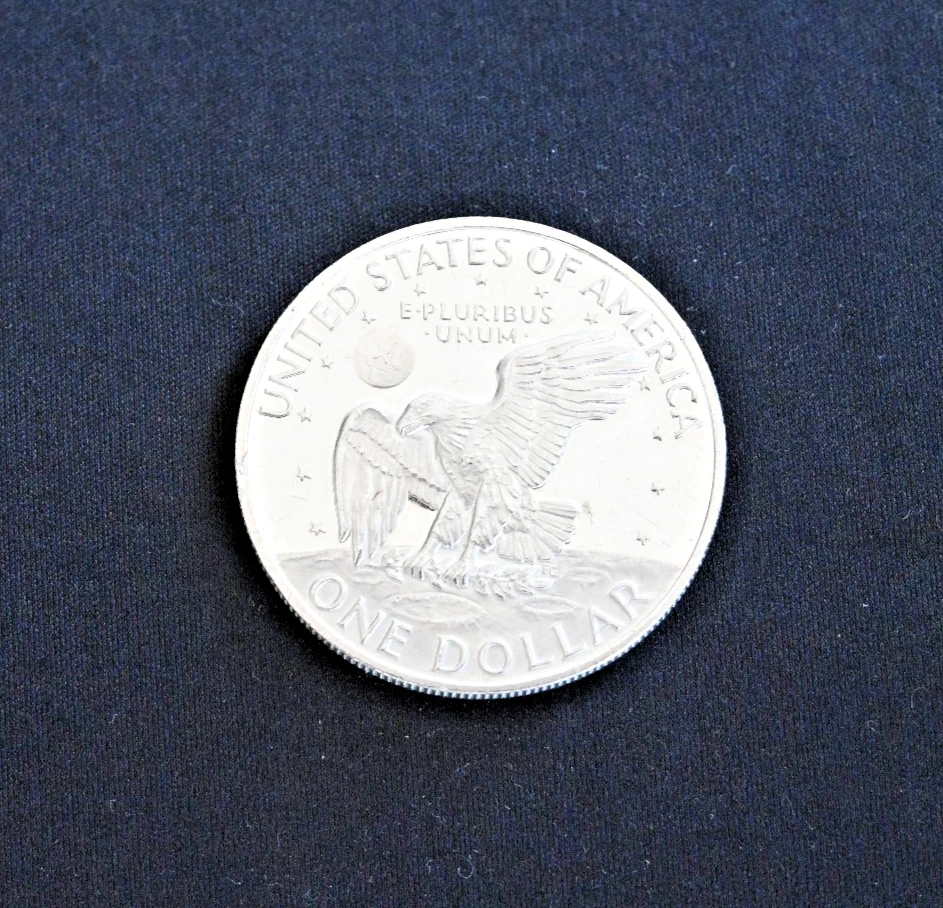 1 dollaro Eisenhower in argento 1972 - 1 dollar - Silver 400 - qualità SUP - Immagine 2 di 2
