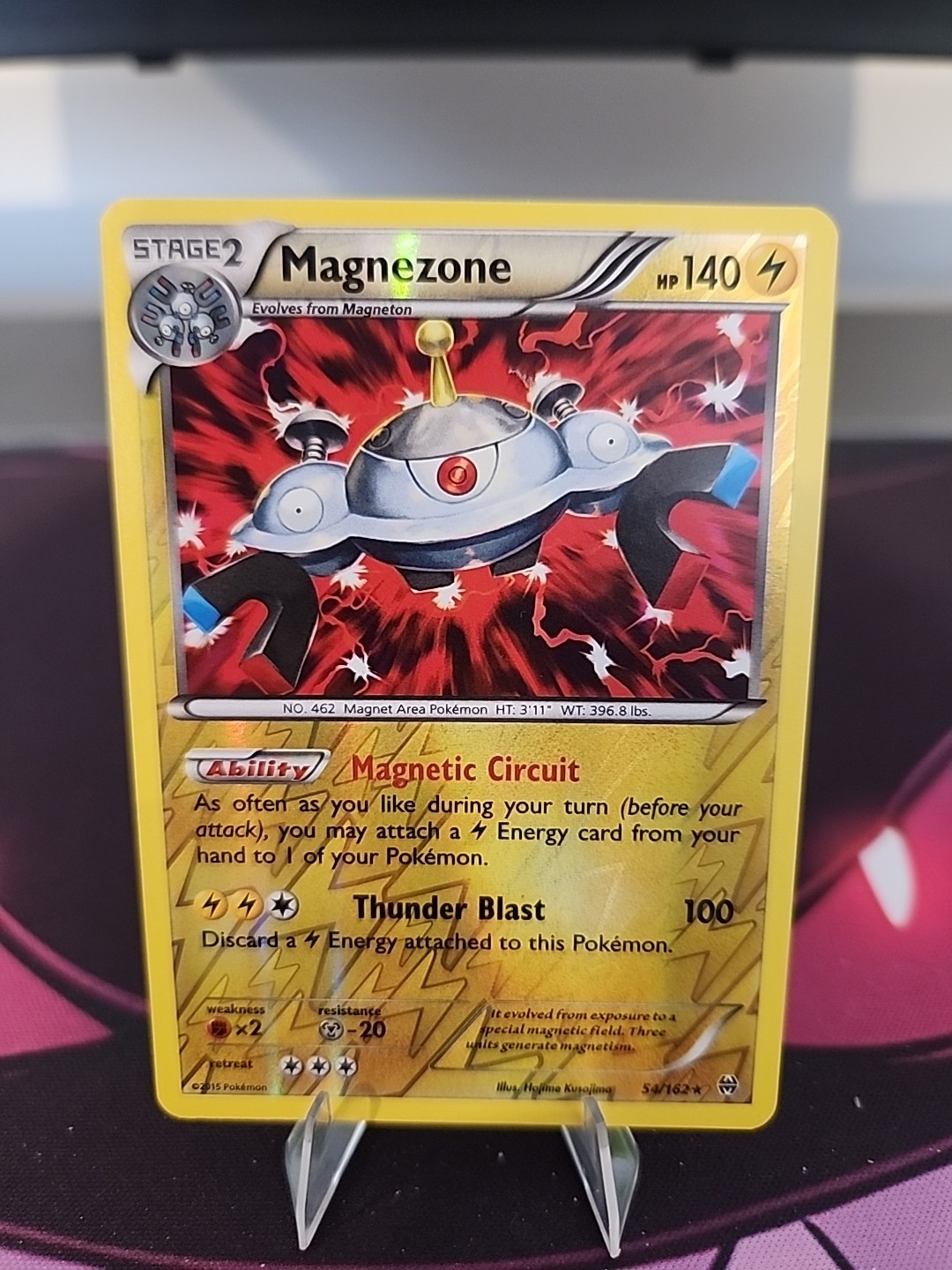 Magnezone 54/162 Pokémon TCG  XY Breakthrough Holo Rare NM