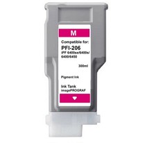 PFI-206 Magenta Ink Cartridge for Canon 6400s 6400se 6400 6450 PFI206M