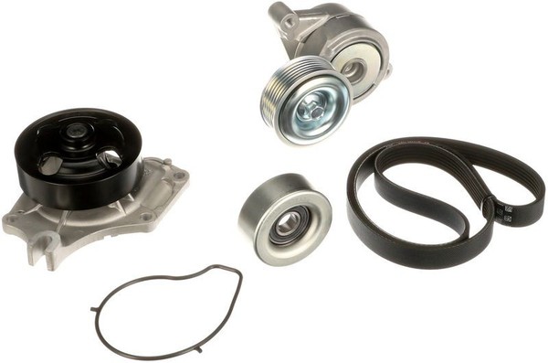 Riemenspanner Keilrippenriemen Gates T39157 FÜR Ford Volvo Spannarm-image