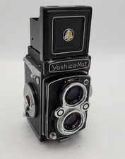 Vintage Yashica-Mat 6x6 120 TLR Camera Copal MXV w/ Lumaxar 80mm F3.5/3.2 Lenses