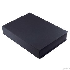 Seawhite Black Archival Storage Box Canvas Cloth A3 50mm Art Documents