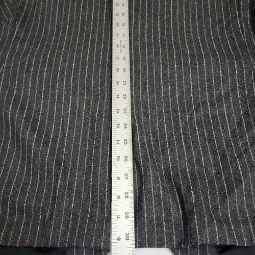 Blazer sportivo Banana Republic uomo taglia 44R grigio scuro gessato misto lana - Foto 6 di 12