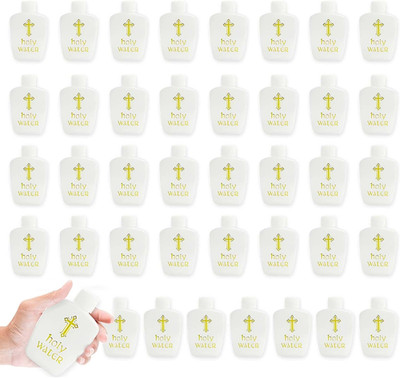 40Pcs Holy Water Bottles Holy Water Empty Containers 60Ml Holy Water Plastic Bot
